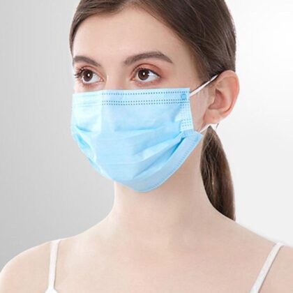 3-layer Disposable Breathing Masks With FDA And CE Certification